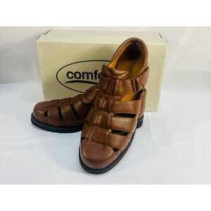 Men's Comfort Rite Brown Dressy Sandals 47W New in Box READ Resort Cruise
